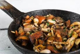 Sautéed Wild Mushrooms for Burgers, Steak, Tuna, & Pork