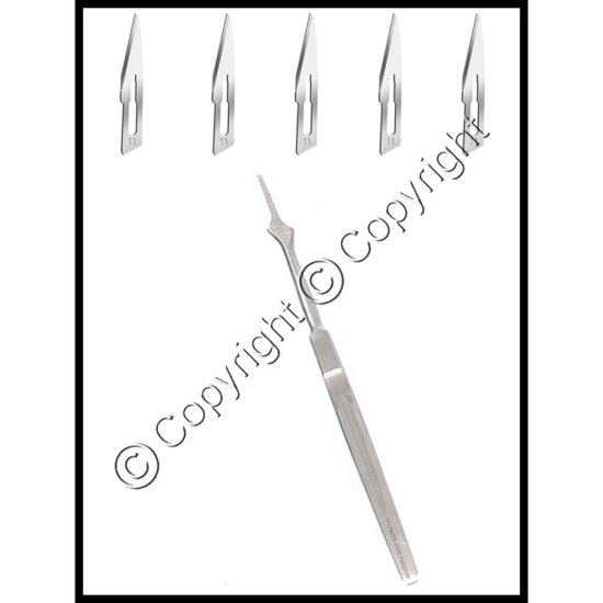 Surgical Steel Scalpel with Blades Agar Tools