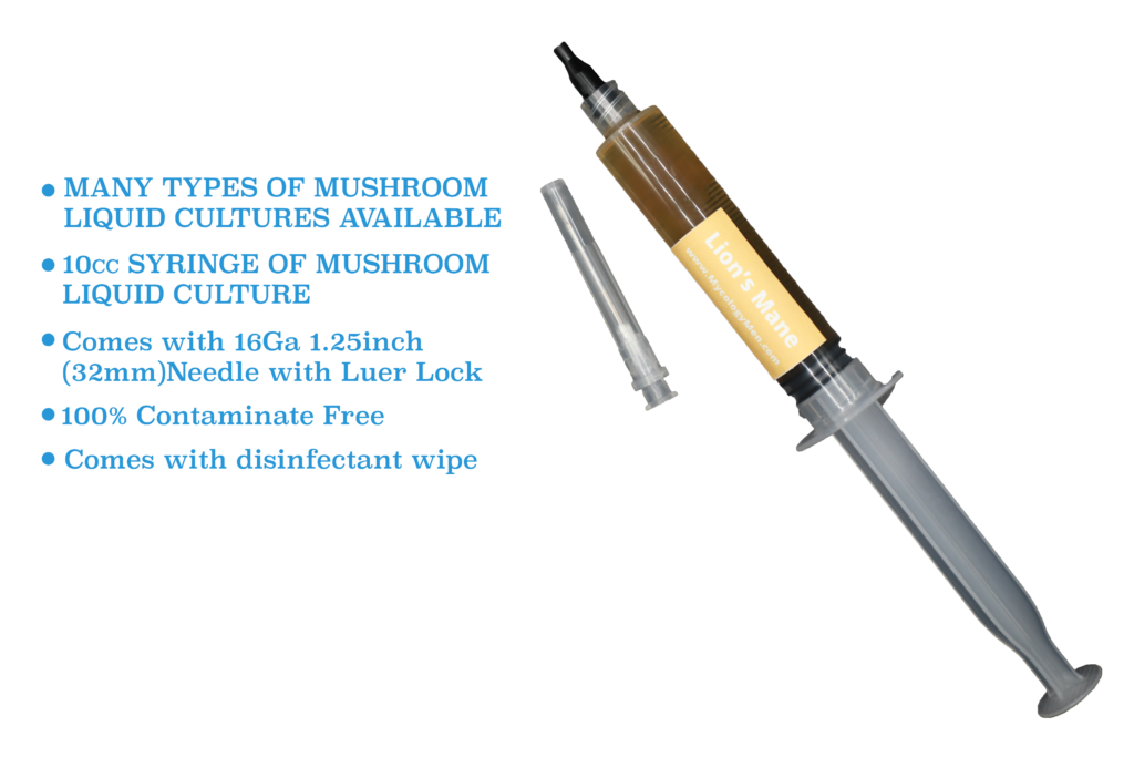 how to use mushroom liquid culture syringe